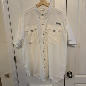 Columbia Performance Fishing Gear (PFG) Omni-Shade Men's Button Up Shirt Sz XL